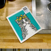 Katze – Sir James – Schwammtuch ECO